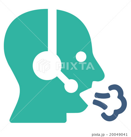 Operator Speech Flat Icon 20049041