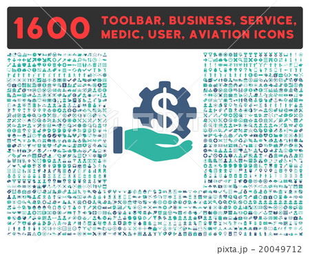 Payment Service Icon With Large Pictogram Collection Payment Service Icon With Large Pictogram Collection 20049712