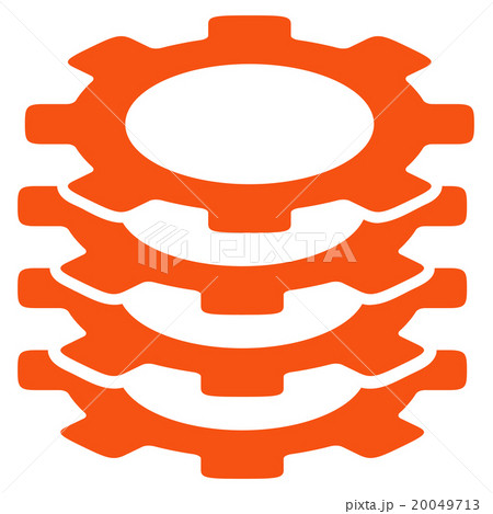 Gears Flat Icon 20049713