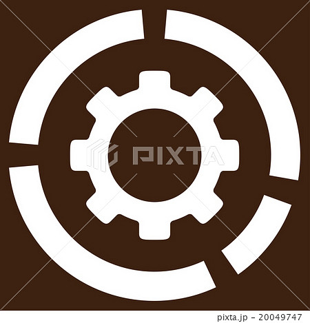 Industry Diagram Flat Icon 20049747