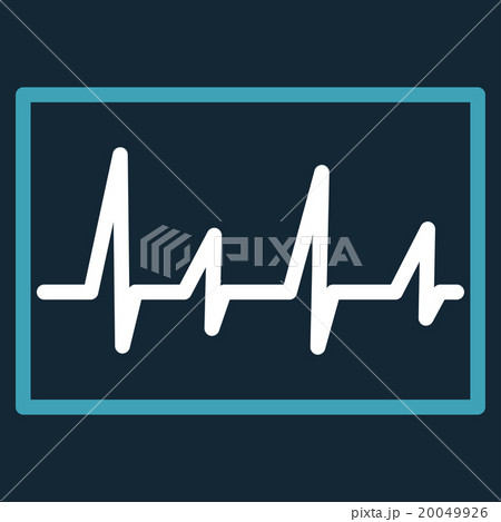 Cardiogram Flat Icon 20049926