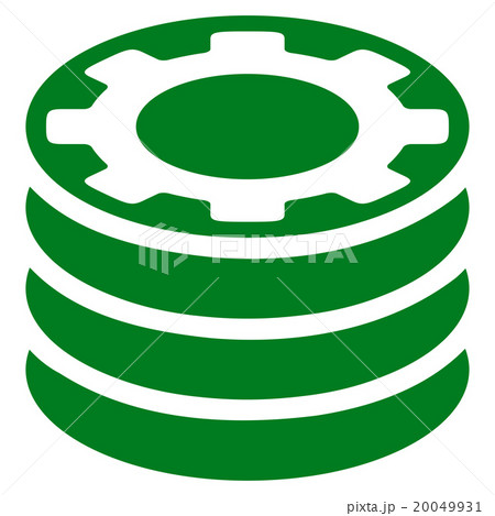 Casino Chips Flat Icon 20049931