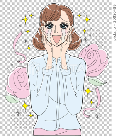 女性　感動 20050489