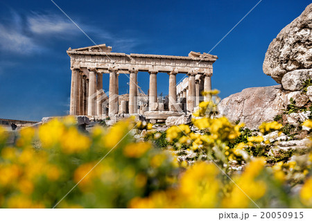 Acropolis with Parthenon temple in Athens, Greece 20050915