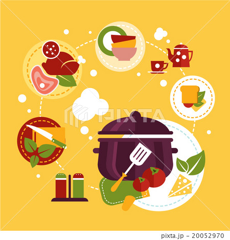 Healthy Fresh Food Depicting Cooking Process Healthy Fresh Food Depicting Cooking Process 20052970