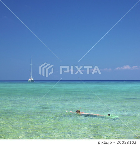 snorkeling, Maria la Gorda, Cuba 20053102