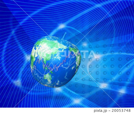 リンゴ果実の地球と株式市場 リンゴ果実の地球と株式市場 20053748