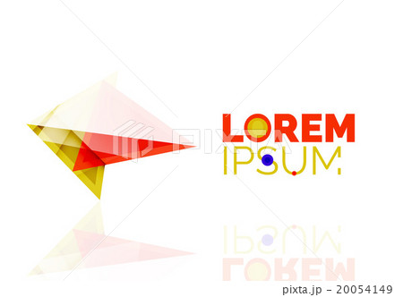 Logo, abstract geometric business icon 20054149