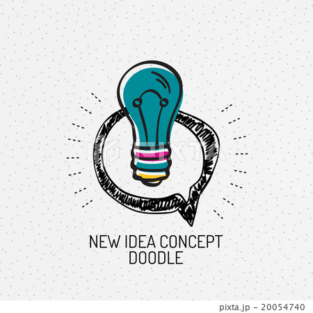 Vector multicolored hand-drawn doodles, icon Vector multicolored hand-drawn doodles, icon 20054740