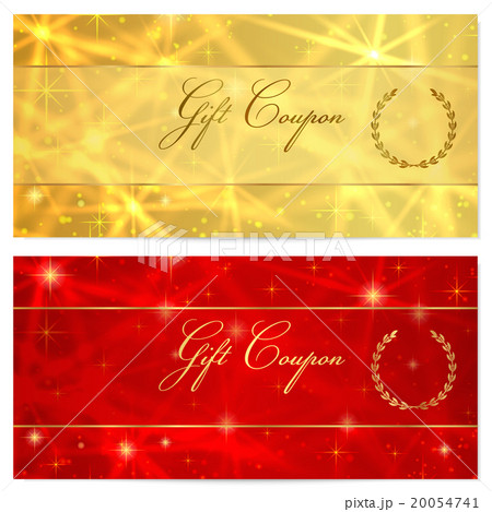 Gift certificate, Voucher, Coupon. Stars 20054741