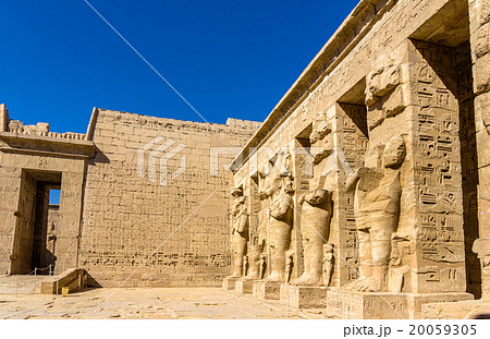 Inside Mortuary Temple of Ramses III near Luxor Inside Mortuary Temple of Ramses III near Luxor 20059305