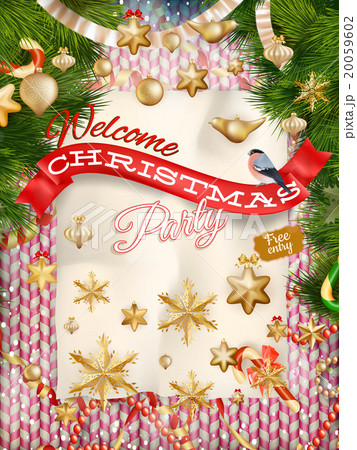 Christmas greeting card. EPS 10 20059602