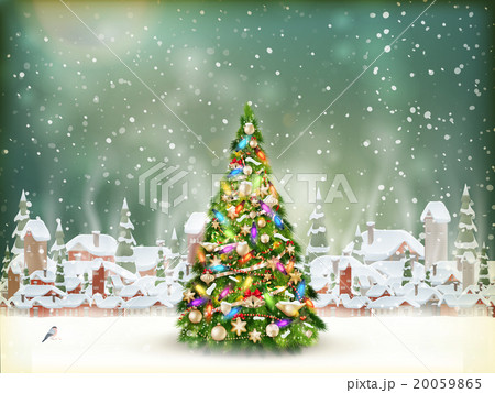 Christmas greeting card. EPS 10 20059865
