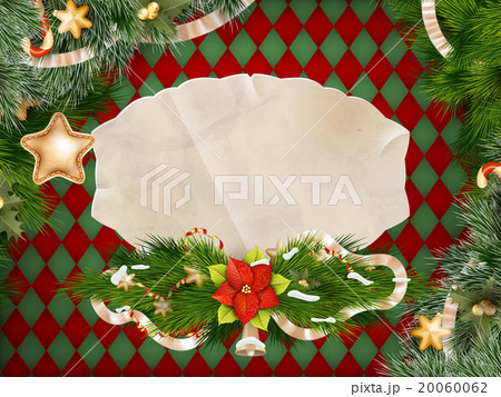 Merry Christmas greeting card. EPS 10 20060062