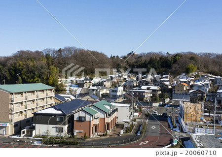 八王子みなみ野駅周辺の住宅街の写真素材