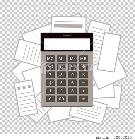 電卓とレシート 20062030