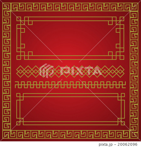 chinese new year border, vector elements chinese new year border, vector elements 20062096