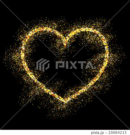 Golden frame on black background Golden frame on black background 20064215