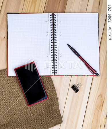 Smart Phone, Notebook On Desk Smart Phone, Notebook On Desk 20064706