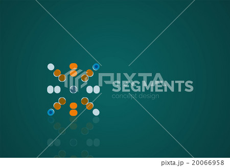 Vector outline minimal abstract geometric logo 20066958