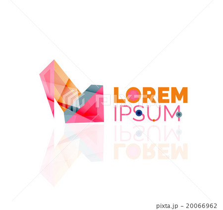Logo, abstract geometric business icon 20066962
