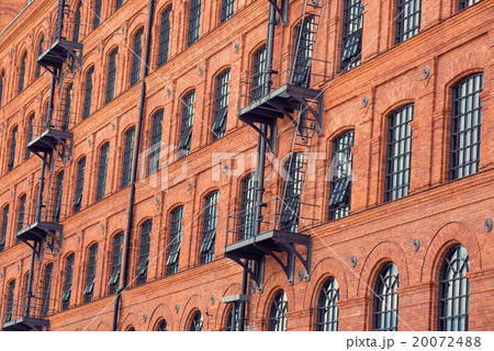 windows on old building background 20072488