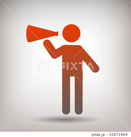 Pictograph of advertising Pictograph of advertising 20072804