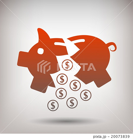 Pictograph of moneybox 20073839