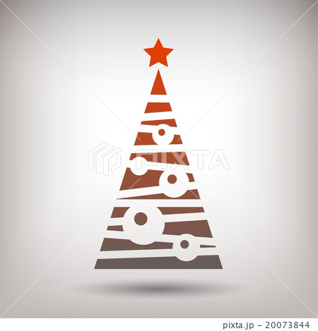 Pictograph of christmas tree Pictograph of christmas tree 20073844