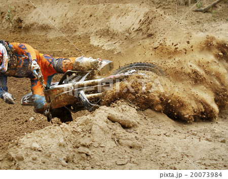 Fall of rider motocross Fall of rider motocross 20073984