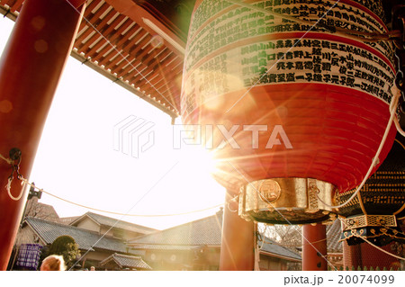 Flare up at Kaminarimon, Big Lantern at Asakusa 20074099