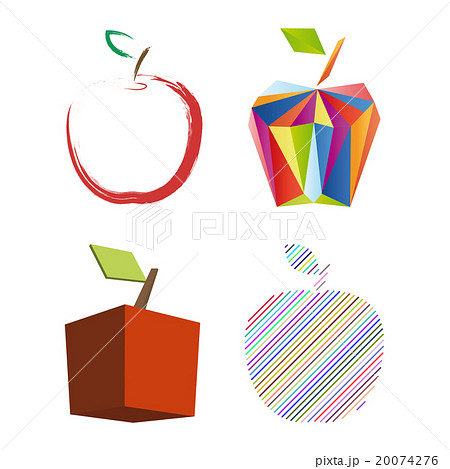 Abstract apple set 20074276