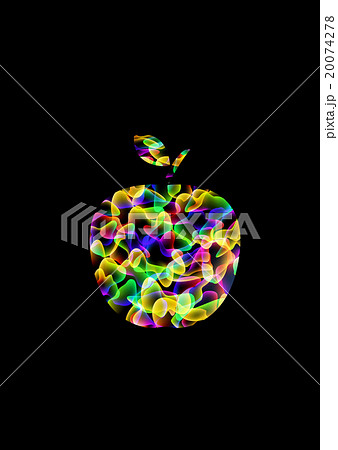 Abstract psychedelic apple Abstract psychedelic apple 20074278