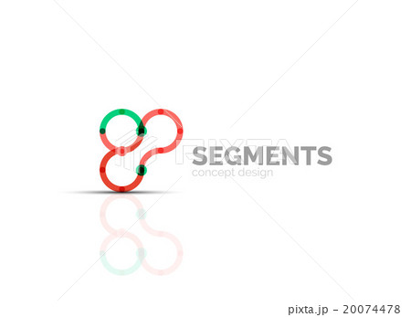 Vector outline minimal abstract geometric logo Vector outline minimal abstract geometric logo 20074478