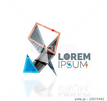 Logo, abstract geometric business icon Logo, abstract geometric business icon 20074482