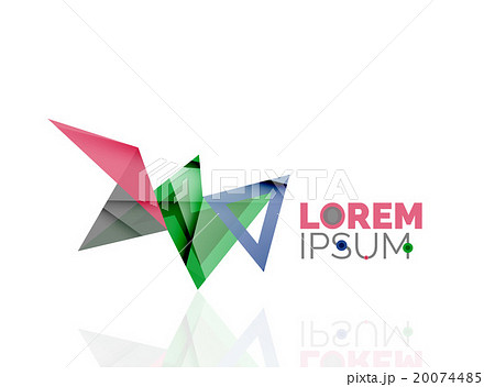 Logo, abstract geometric business icon Logo, abstract geometric business icon 20074485