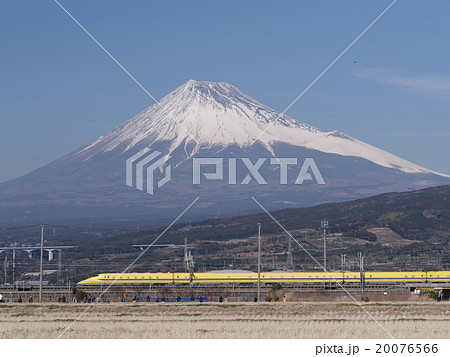 ドクターイエローと富士山 ドクターイエローと富士山 20076566
