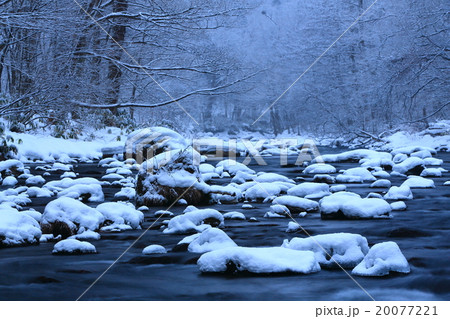 冬の奥入瀬渓流 紫明渓 冬の奥入瀬渓流 紫明渓 20077221