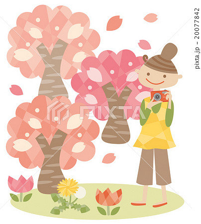 花見 女性 花見 女性 20077842
