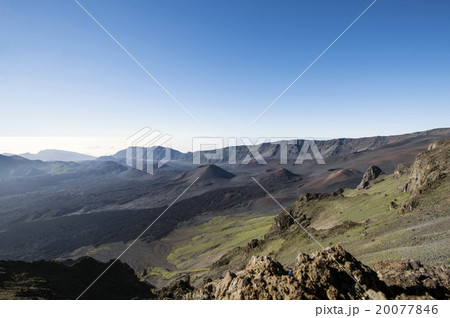 ハレアカラクレーター、マウイ島、ハワイ-4 ハレアカラクレーター、マウイ島、ハワイ-4 20077846