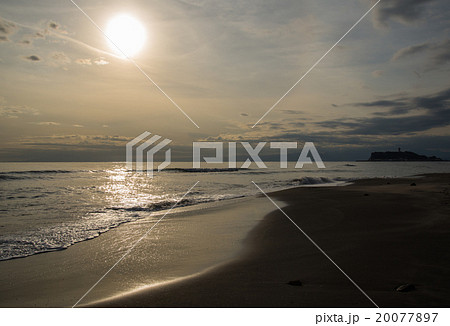 稲村ヶ崎の夕景 稲村ヶ崎の夕景 20077897