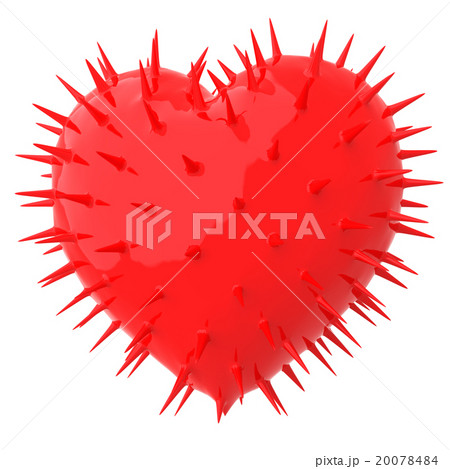 ハート_トゲトゲ 20078484