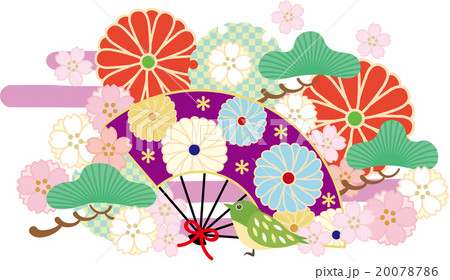 酉年 年賀状素材のイラスト素材