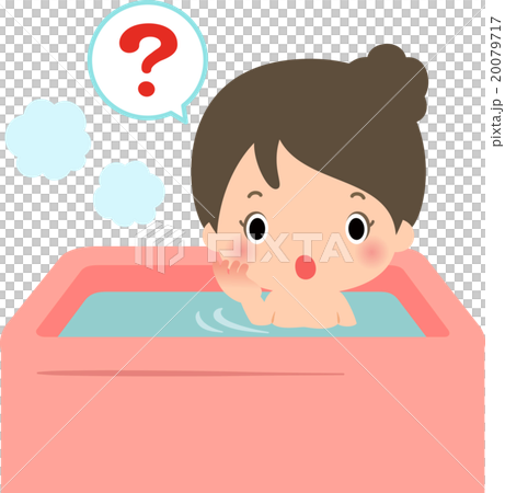 A woman with a bathroom and a question mark A woman with a bathroom and a question mark 20079717