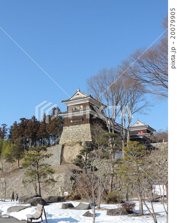 真田丸元城　冬の信州上田城(真田城) 20079905