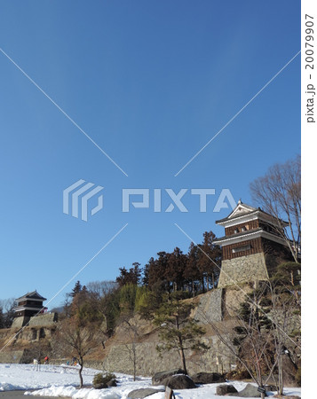 真田丸元城　冬の信州上田城(真田城) 20079907