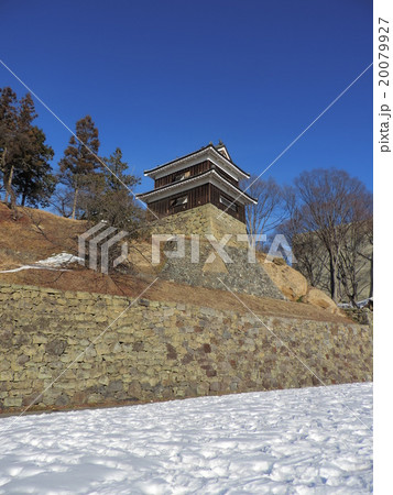 真田丸元城　冬の信州上田城(真田城) 20079927