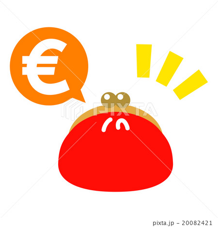 がま口の財布　ユーロ 20082421