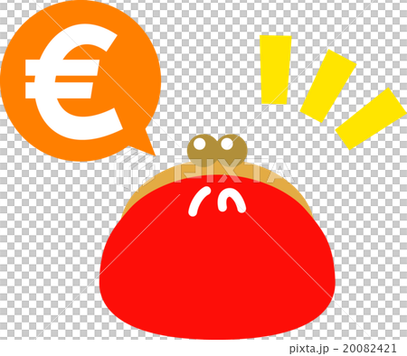 がま口の財布　ユーロ 20082421