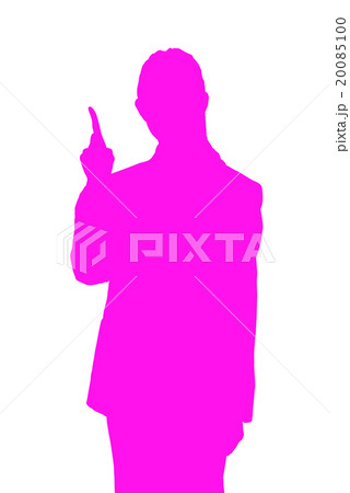 指さしをするビジネスウーマン 20085100